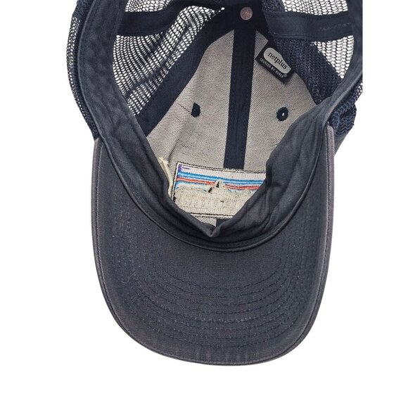 Patagonia Mesh Snap Back Gray Trucker Hat - Picture 5 of 7